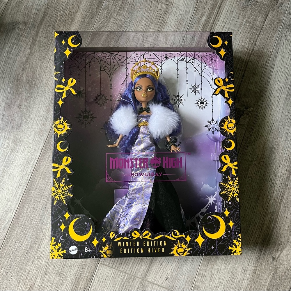 monster high howliday clawdeen wolf doll new in box